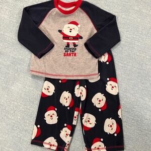 Boys Size 3T Carter's Santa Pajama Set